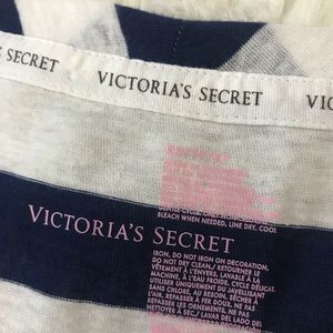 Victoria's Secret | Tops | Victorias Secret Blue White Vs Love Me
